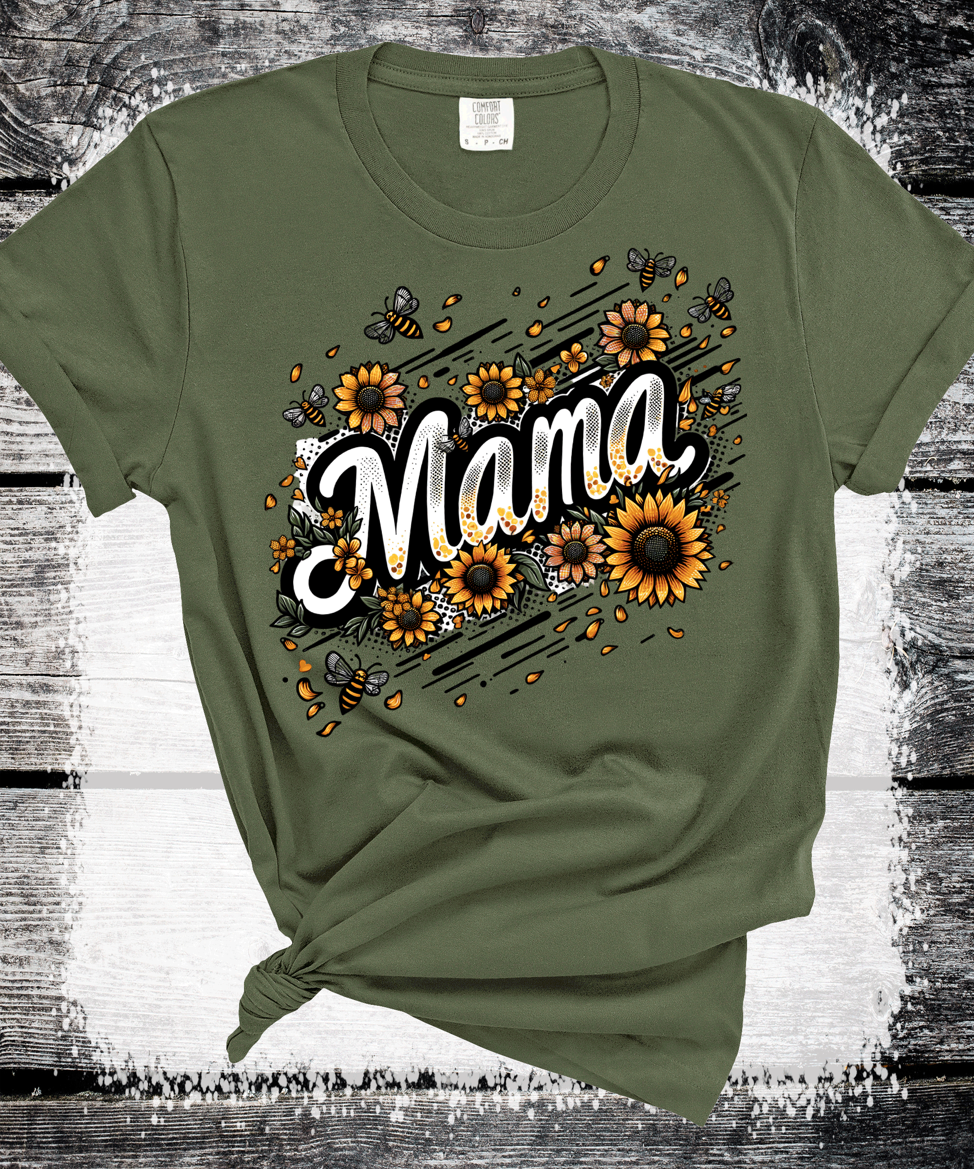 Comfort Colors® Sunflower Mom Gift Sweatshirt, Cute Mothers Day Gift, Mama Sweatshirt, Mom Shirt, Mama Crewneck, New Mom Announcement Shirt