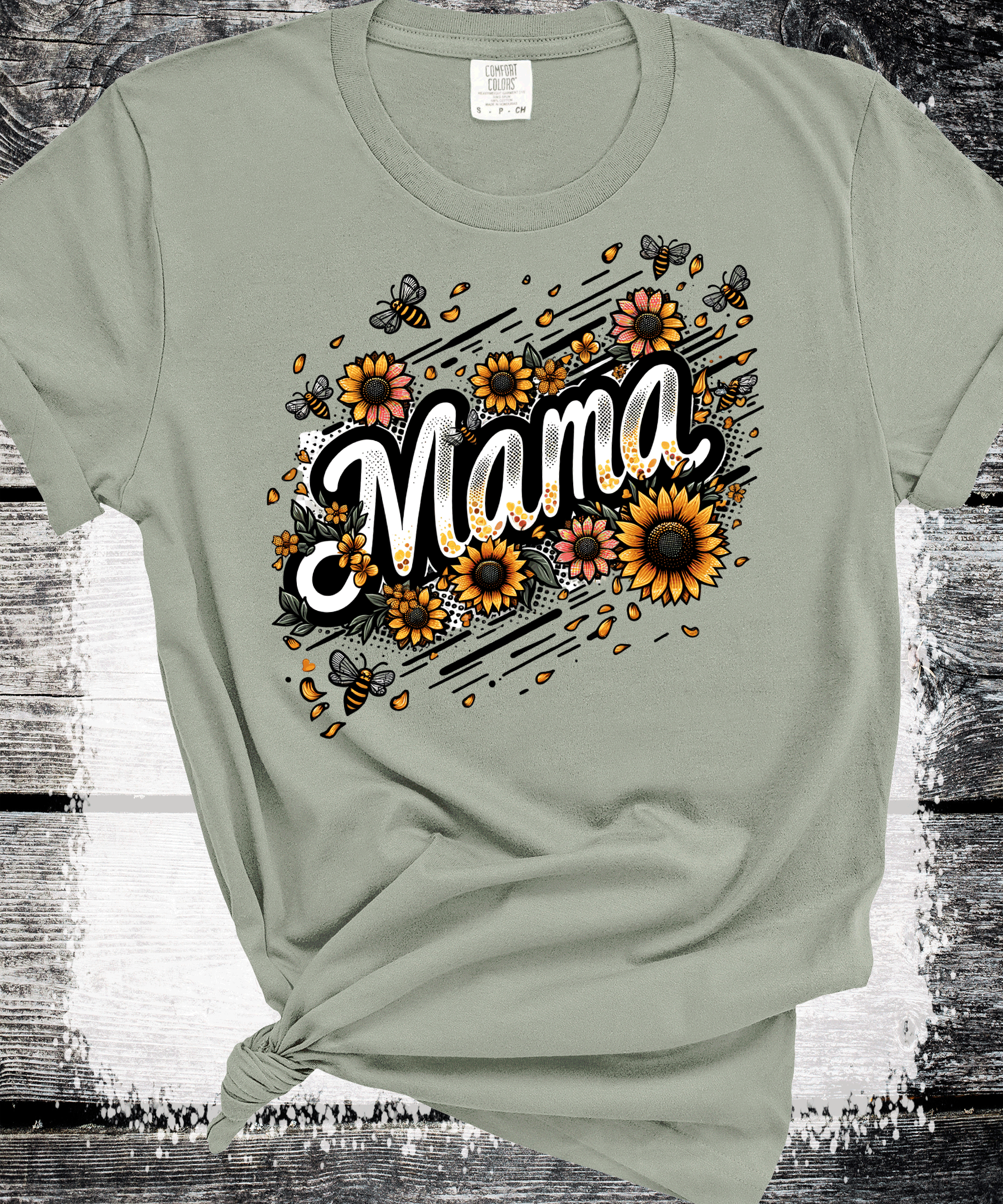 Comfort Colors® Sunflower Mom Gift Sweatshirt, Cute Mothers Day Gift, Mama Sweatshirt, Mom Shirt, Mama Crewneck, New Mom Announcement Shirt