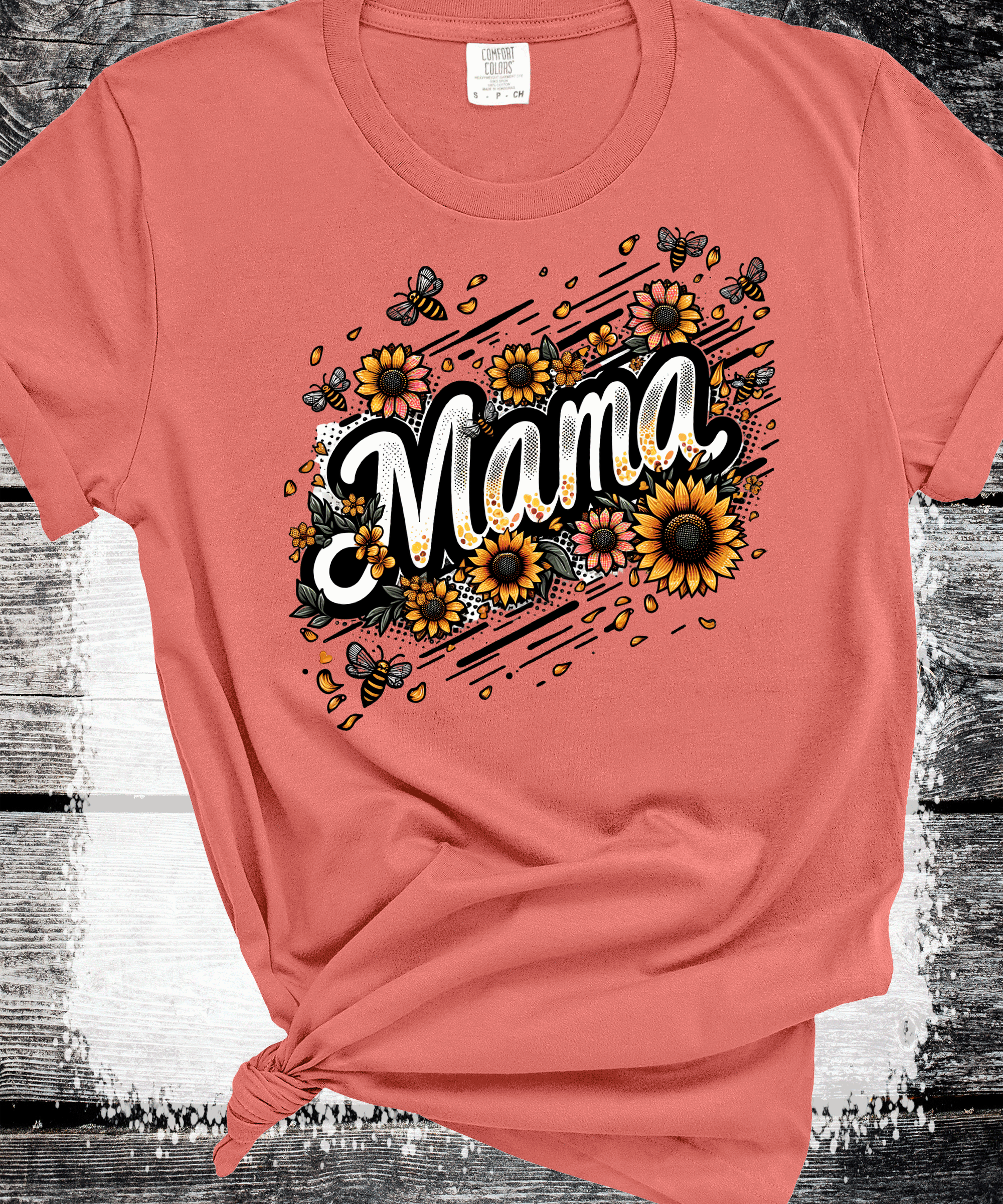 Comfort Colors® Sunflower Mom Gift Sweatshirt, Cute Mothers Day Gift, Mama Sweatshirt, Mom Shirt, Mama Crewneck, New Mom Announcement Shirt