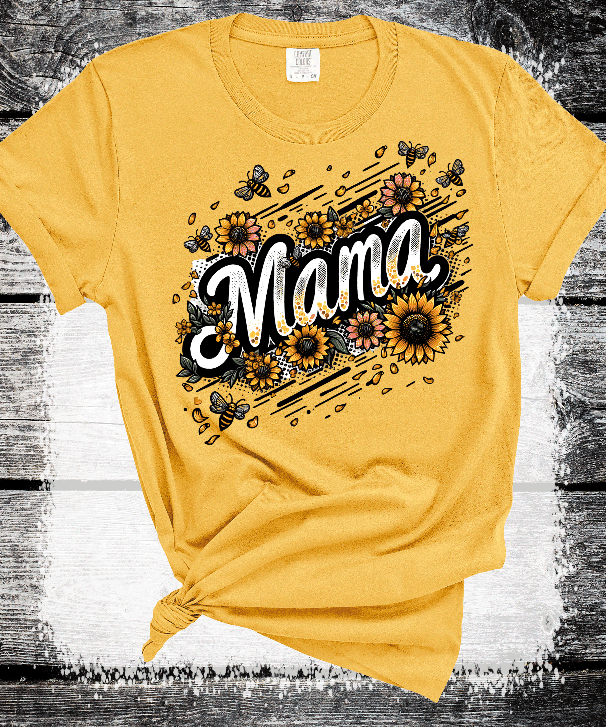 Comfort Colors® Sunflower Mom Gift Sweatshirt, Cute Mothers Day Gift, Mama Sweatshirt, Mom Shirt, Mama Crewneck, New Mom Announcement Shirt