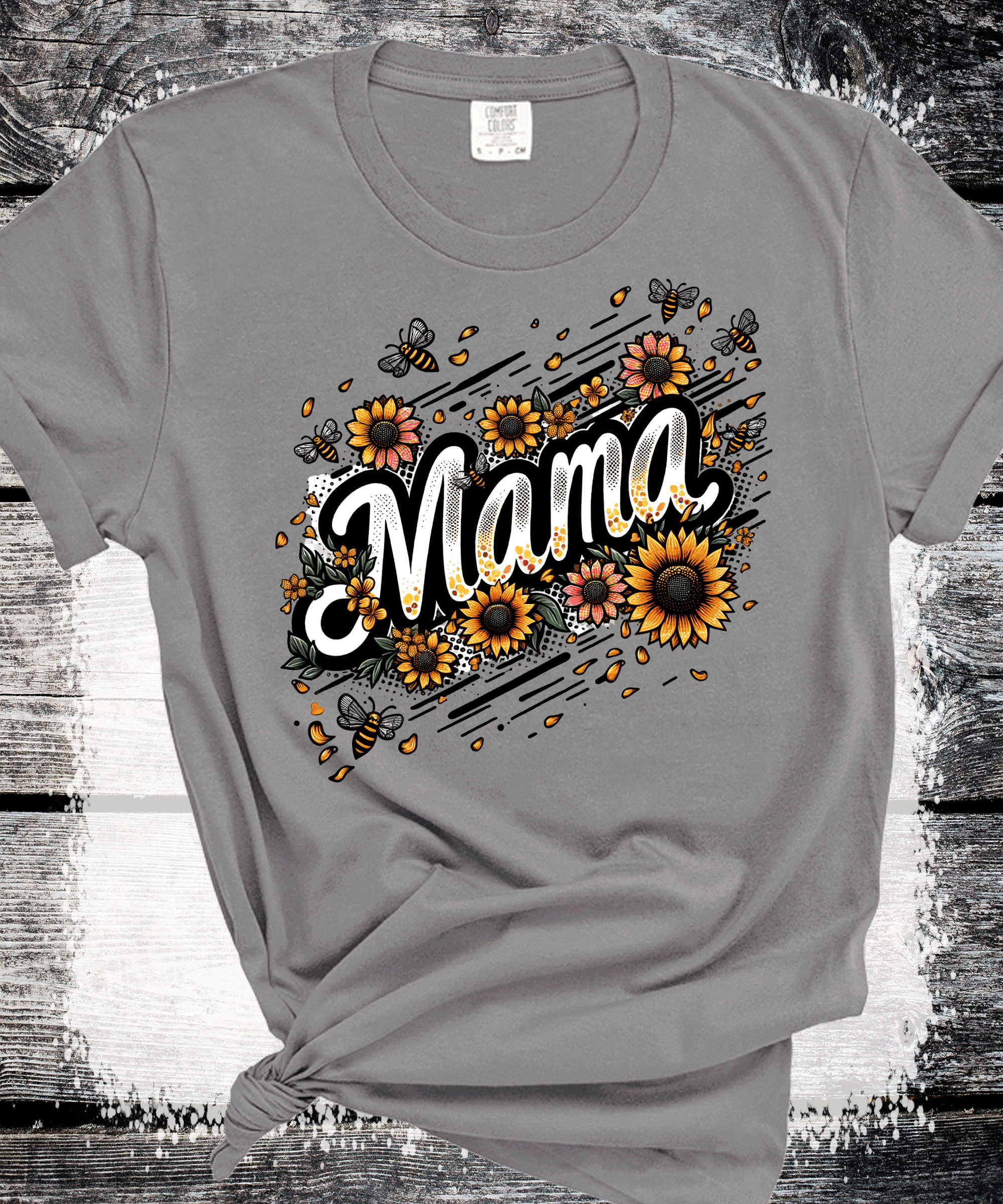 Comfort Colors® Sunflower Mom Gift Sweatshirt, Cute Mothers Day Gift, Mama Sweatshirt, Mom Shirt, Mama Crewneck, New Mom Announcement Shirt