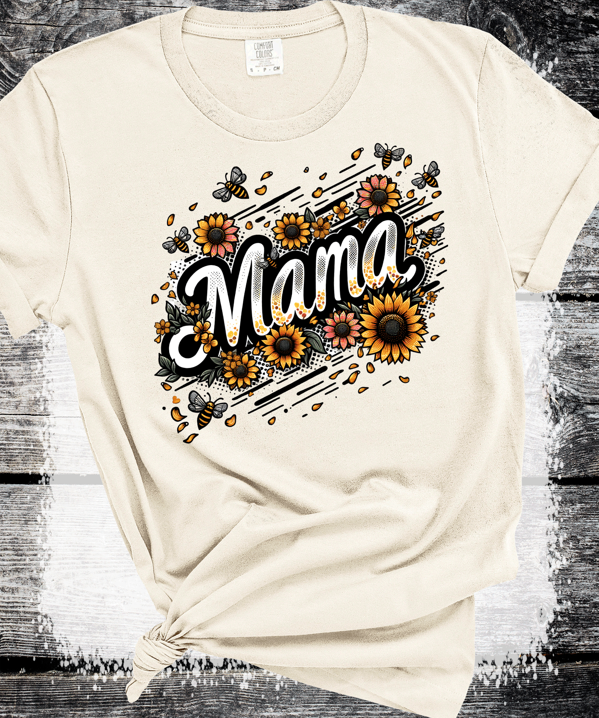 Comfort Colors® Sunflower Mom Gift Sweatshirt, Cute Mothers Day Gift, Mama Sweatshirt, Mom Shirt, Mama Crewneck, New Mom Announcement Shirt