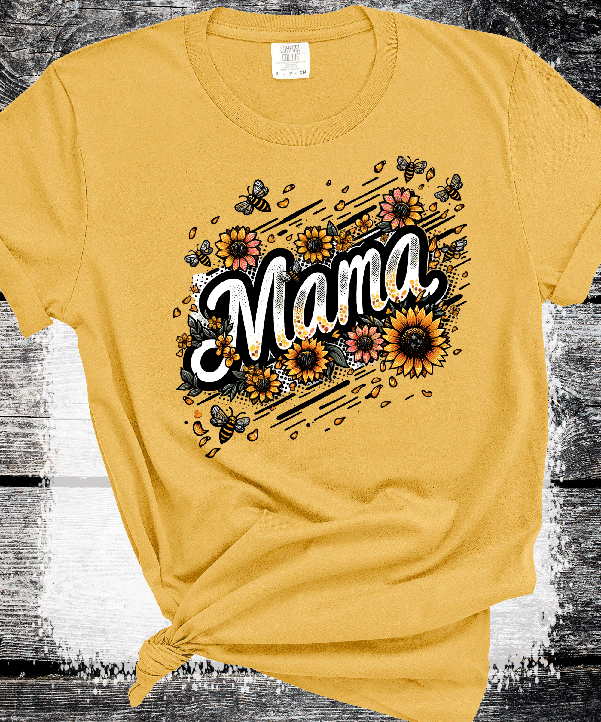 Comfort Colors® Sunflower Mom Gift Sweatshirt, Cute Mothers Day Gift, Mama Sweatshirt, Mom Shirt, Mama Crewneck, New Mom Announcement Shirt