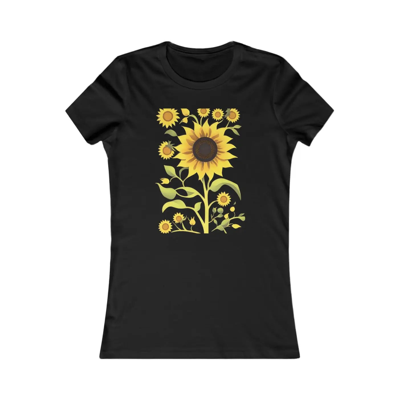 Soft Women's Favorite Tee - Sunflower Cotton Blend - DipaliZ