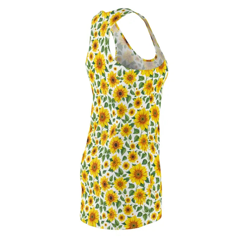 Ocean State Styles Dress Sunflower Patterned Racerback